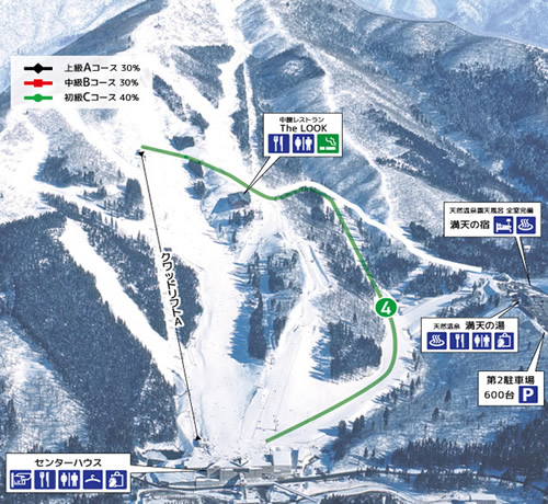 滑走可能コース